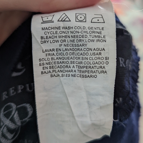 Rock & Republic Blue Corduroy Berlin Jeans, Size 6 - Picture 7 of 11